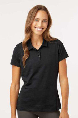 Adidas A707 - Polo de rayas con textura para mujer