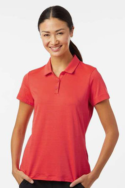 Adidas A707 - Womens Textured Stripe Polo