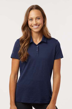 Adidas A707 - Womens Textured Stripe Polo