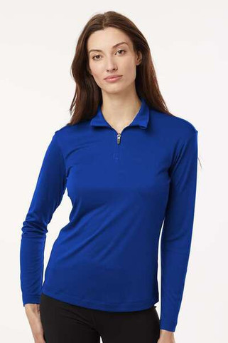 AllPro 41870L - Suéter Pro-Lock con cremallera de un cuarto para mujer