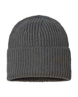 Atlantis Headwear OAK - Gorro sostenible de canalé grueso con puño