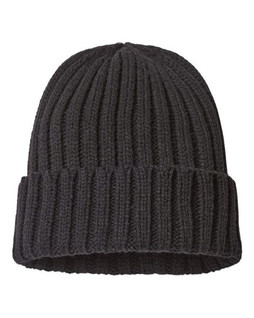 Atlantis Headwear SHORE - Sustainable Cable Knit Cuffed Beanie