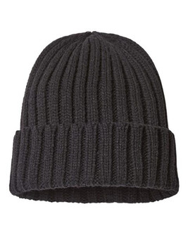 Atlantis Headwear SHORE - Sustainable Cable Knit Cuffed Beanie