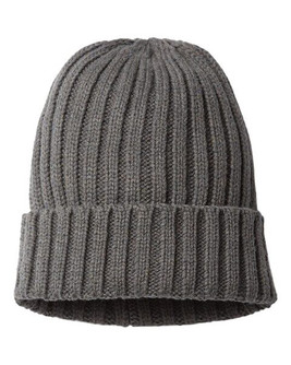 Atlantis Headwear SHORE - Sustainable Cable Knit Cuffed Beanie