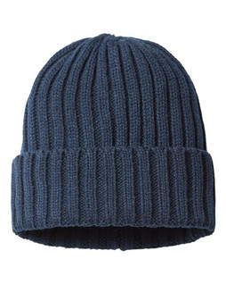 Atlantis Headwear SHORE - Sustainable Cable Knit Cuffed Beanie