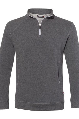 Badger 1060 - Sudadera con cremallera y rizo francés FitFlex