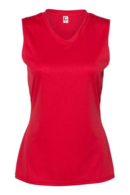C2 Sport 5663 - Camiseta de mujer sin mangas y cuello en V