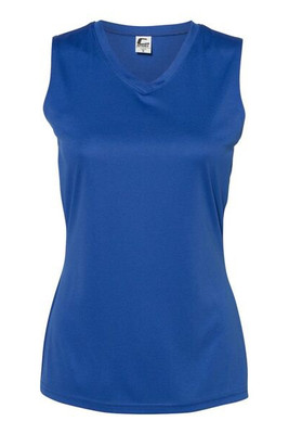 C2 Sport 5663 - Camiseta de mujer sin mangas y cuello en V