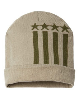 CAP AMERICA RK12 - Gorro con puño patriótico USA-Made