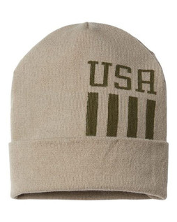 CAP AMERICA RK12 - USA-Made Patriotic Cuffed Beanie