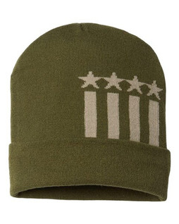 CAP AMERICA RK12 - Gorro con puño patriótico USA-Made