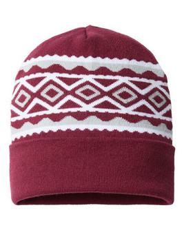 CAP AMERICA RKD12 - USA- Made Diamond Cuffed Beanie
