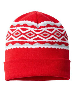 CAP AMERICA RKD12 - USA- Made Diamond Cuffed Beanie