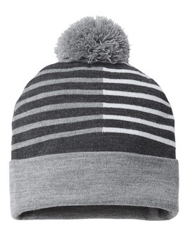 CAP AMERICA RKH12 - USA-Made Half Color Beanie