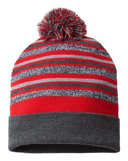 CAP AMERICA RKL12 - USA-Made Striped Beanie