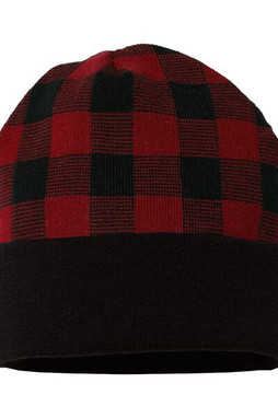 CAP AMERICA RKP12 - USA-Made Plaid Beanie