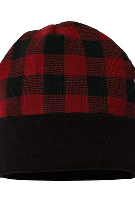 CAP AMERICA RKP12 - USA-Made Plaid Beanie