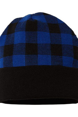 CAP AMERICA RKP12 - USA-Made Plaid Beanie