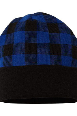 CAP AMERICA RKP12 - USA-Made Plaid Beanie