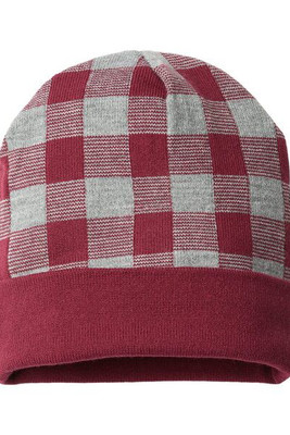 CAP AMERICA RKP12 - USA-Made Plaid Beanie