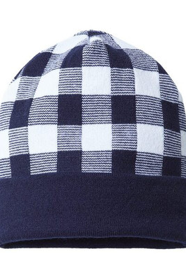 CAP AMERICA RKP12 - USA-Made Plaid Beanie