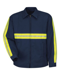 Red Kap JT50EN - Enhanced Visibility Perma-Lined Panel Jacket