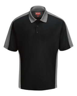 Red Kap SK54 - Short Sleeve Performance Knit Two Tone Polo