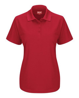 Red Kap SK97 - Womens Short Sleeve Performance Knit Pocketless Core Polo