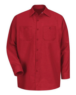 Red Kap SP14T - Industrial Long Sleeve Work Shirt - Tall Sizes