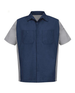Red Kap SY20T - Short Sleeve Automotive Crew Shirt - Tall Sizes