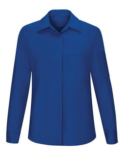 Red Kap SY31 - Womens Performance Plus Long Sleeve Shop Shirt with Oilblok Technology