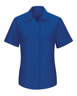 Red Kap SY41 - Womens Performance Plus Short Sleeve Shop Shirt with Oilblok Technology