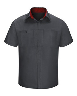 Red Kap SY42 - Performance Plus Short Sleeve Shirt with Oilblok Technology