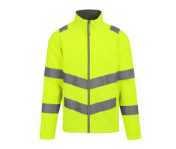 REGATTA RGA712 - HI-VIS PRO CONTRACT ABLAZE 2 LAYER SOFTSHELL JACKET (CLASS 3)