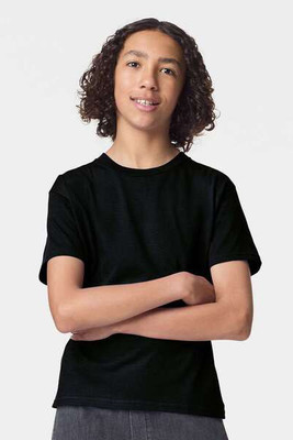 American Apparel 2001Y - Camiseta juvenil de punto fino