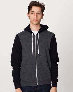 American Apparel F497US - USA-Made Flex Fleece Full-Zip Hoodie