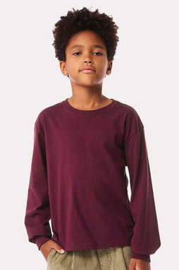Bella+Canvas 3511Y - Youth 6oz. Heavyweight Long Sleeve Tee