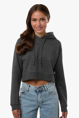 Boxercraft BW5404 - Sudadera Cropped Fleece Hooded de mujer