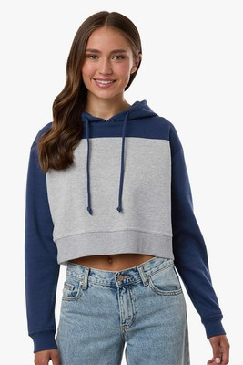 Boxercraft BW5404 - Women's Cropped Fleece Hooded Sweatshirt