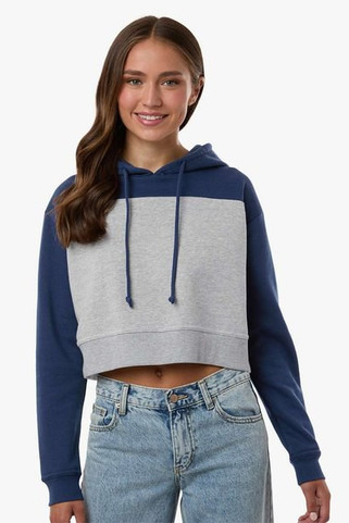 Boxercraft BW5404 - Womens Cropped Fleece Hooded Sweatshirt