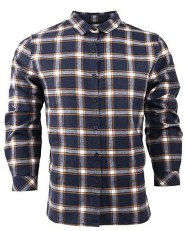 Burnside 5212 - Women's No Pocket Yarn-Dyed Long Sleeve Flannel Shirt