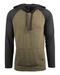 Burnside 8127 - Yarn-Dyed Hooded Raglan T-Shirt