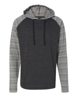 Burnside 8127 - Yarn-Dyed Hooded Raglan T-Shirt