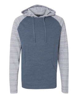 Burnside 8127 - Yarn-Dyed Hooded Raglan T-Shirt