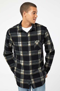Burnside 8212 - Open Pocket Flannel Shirt