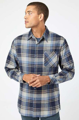 Burnside 8212 - Open Pocket Flannel Shirt