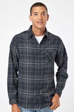 Burnside 8212 - Open Pocket Flannel Shirt