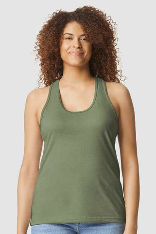 Gildan 64220LCVC - Softstyle® Womens CVC Racerback Tank Top