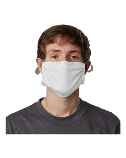 Hanes MKPKCR - 2-Ply Cotton Pocket Face Mask