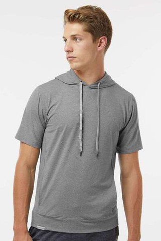 Holloway 222505 - Eco Revive™ Ventura Sudadera de punto suave de manga corta con capucha
